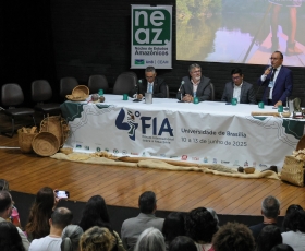 Abertura do 4º Fórum Internacional sobre a Amazônia. 10/06/2025. Foto: Beto Monteiro/Ascom UnB
